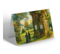 GREETING CARD - Bury St Edmunds. Barons Signed Magna Charta - Vintage Art Style