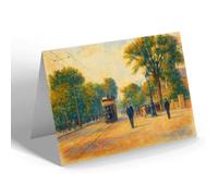 GREETING CARD - Cardiff. Newport Road (a) - Vintage Art Style