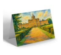 GREETING CARD - Castle Howard, South - Vintage Art Style