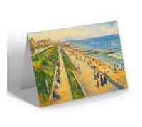 GREETING CARD - Clacton-on-Sea. Promenade - Vintage Art Style