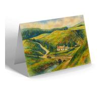 GREETING CARD - Clatterin' Brigs, Drumtochty Glen (c) - Vintage Art Style