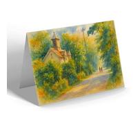 GREETING CARD - Cobden Hill, South, Radlett - Vintage Art Style