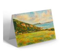 GREETING CARD - Conway & Deganny Old Abbey Hotel Llandudno - Vintage Art Style