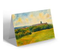 GREETING CARD - Cromer. from the Golf Links (a) - Vintage Art Style