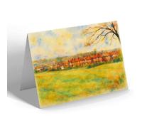 GREETING CARD - Dimsdale across the Links - Vintage Art Style