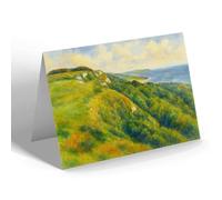 GREETING CARD - Dowlands Landslide, Rousdon (a) - Vintage Art Style