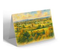 GREETING CARD - Farmsteads, Pant - Vintage Art Style
