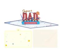 Greeting Card for Dad - Classic Color Printing Engraving, Manual Splicing Crafted Details, Festive Seasons Gatherings Gesture | Cherished Relationships Meaningful Expression Warmth Resonates