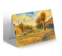 GREETING CARD - Frogmore Square, High Wycombe - Vintage Art Style