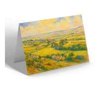 GREETING CARD - From Old Telegraph Hill South East Llysfaen - Vintage Art Style