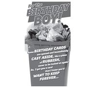 Greeting Card Funny Forget The Rubbish Birthday Card - Humorous Boobs Made in UK