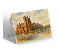 GREETING CARD - Gainsborough. The Old Hall (a) - Vintage Art Style