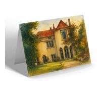 GREETING CARD - Gainsborough's Birth Place, Sudbury - Vintage Art Style