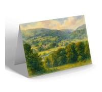 GREETING CARD - General View from East, Meifod - Vintage Art Style