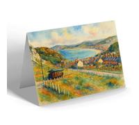 GREETING CARD - Great Orme Railway, Llandudno (a) - Vintage Art Style