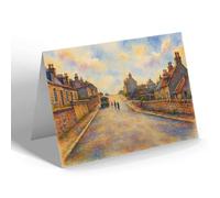 GREETING CARD - High Street East, St Combs - Vintage Art Style