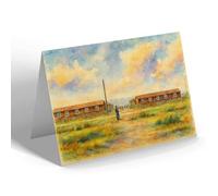 GREETING CARD - Holiday Fellowship Camp, The Morfa, Conway - Vintage Art Style