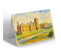 GREETING CARD - Huntly. Scott's Hospital - Vintage Art Style