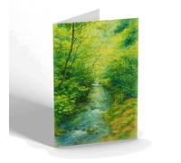 GREETING CARD - In the Glen, Glenmaye (c) - Vintage Art Style