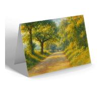 GREETING CARD - Joe Moore's Lane, Charnwood Forest - Vintage Art Style