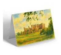 GREETING CARD - Kenilworth Castle from the Echo Fields - Vintage Art Style