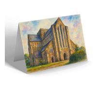 GREETING CARD - Killarney. St Mary's Cathedral - Vintage Art Style