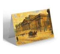 GREETING CARD - Liverpool Free Library New Technical Museum - Vintage Art Style