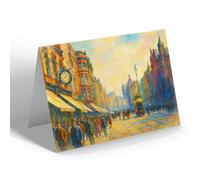 GREETING CARD - Liverpool. Lord Street (d) - Vintage Art Style