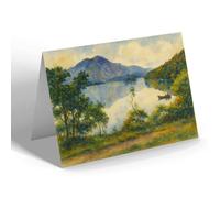 GREETING CARD - Loch Achray & Ben Venue, Trossachs (b) - Vintage Art Style