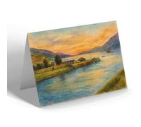 GREETING CARD - Loch Ness from Fort Augustus (b) - Vintage Art Style