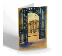 GREETING CARD - London. Buckingham Palace (e) - Vintage Art Style
