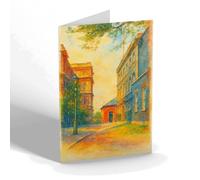 GREETING CARD - London. No. 10 Downing Street (b) - Vintage Art Style