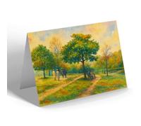 GREETING CARD - London, On the Heath, Hampstead - Vintage Art Style
