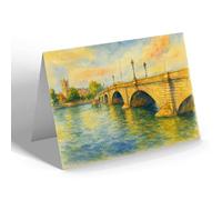 GREETING CARD - London, Putney Bridge - Vintage Art Style