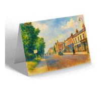 GREETING CARD - London Road, Yorktown, Camberley - Vintage Art Style