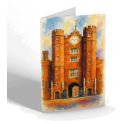 GREETING CARD - London. St James's Palace (c) - Vintage Art Style