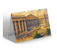 GREETING CARD - London, The British Museum - Vintage Art Style
