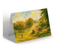 GREETING CARD - London, The Old Pound, Hampstead Heath - Vintage Art Style