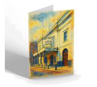 GREETING CARD - London. Theatre Royal, Drury Lane (a) - Vintage Art Style