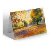 GREETING CARD - London, West Side, Wandsworth Common - Vintage Art Style