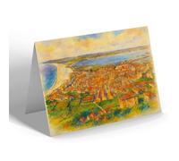 GREETING CARD - Looking Down On Fortunes-Well - Vintage Art Style