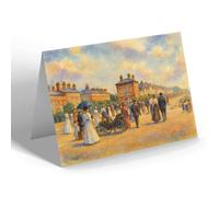 GREETING CARD - Lowestoft. The Esplanade - Vintage Art Style