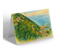 GREETING CARD - Lynton & Lynmouth - Vintage Art Style
