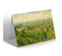 GREETING CARD - Malvern from the Hills (b) - Vintage Art Style