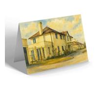 GREETING CARD - Manors, Silver End - Vintage Art Style