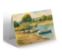 GREETING CARD - Missing Sound, Trawsfynydd Lake, Gelli Lydan - Vintage Art Style