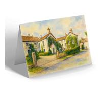 GREETING CARD - Moorlands Hotel, Chagford - Vintage Art Style
