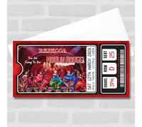 Greeting Card - Moulin Rouge The Musical Show Theatre Personalised Surprise Ticket Gift Voucher | Custom Greeting Card | Personalised | Custom