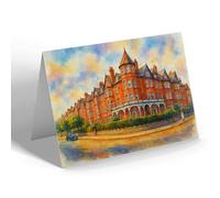GREETING CARD - Mount Stewart, Rhos-on-Sea - Vintage Art Style