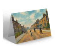 GREETING CARD - Nantwich Road, Crewe - Vintage Art Style